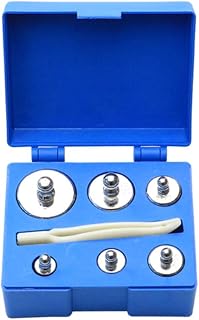 6Pcs 200 Grams Precision Electronic Balance Scale Calibration Weight Kit Set with Calibration Weight Tweezer(5g 10g 20gx2 50g 100g)