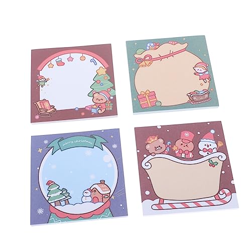 Faveur de Fête de Noël Mignonne avec Blocs-notes Autocollants pour Invités