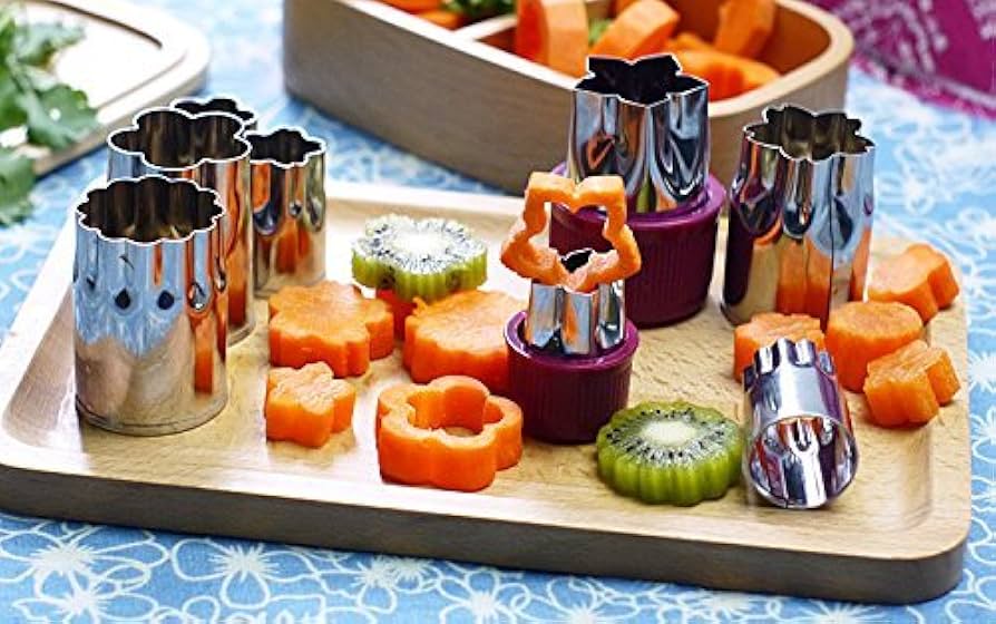 Amazon｜cotie 野菜抜き型 クッキー型花 ステンレス製 お弁当 果物