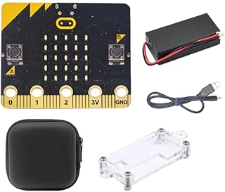 Yessetry BBC Microbit Go Kit DIY Programmable Learning Development Board with MicroBit Battery Case+Storage Bag