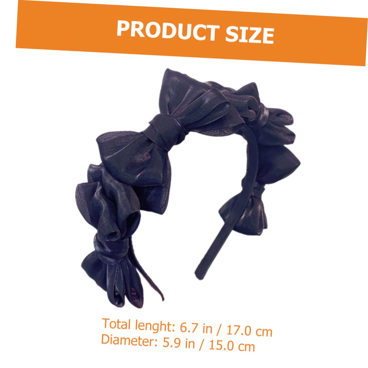 FRCOLOR 5 Diademas Elegantes Con Lazo Para Mujer Cinta Para El Pelo Accesorio Elegante
