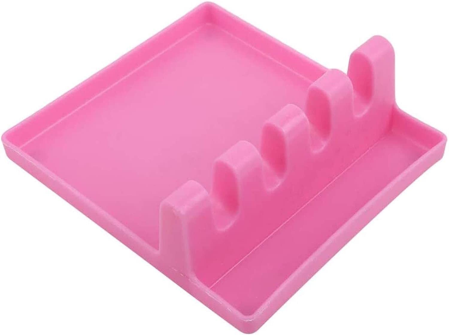 KOAIUSKOAIUS Garispace Kitchen Utensil Rest Spoon Pan Pot Lid Storage Rack Fork Organizer Heat Resistant Spatula Cover Strainer Pad Applicable to Kitchen Stove Rack