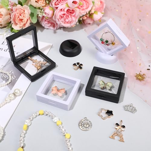 Set de 60 cajas display 3D para monedas decorativas miniatura 5