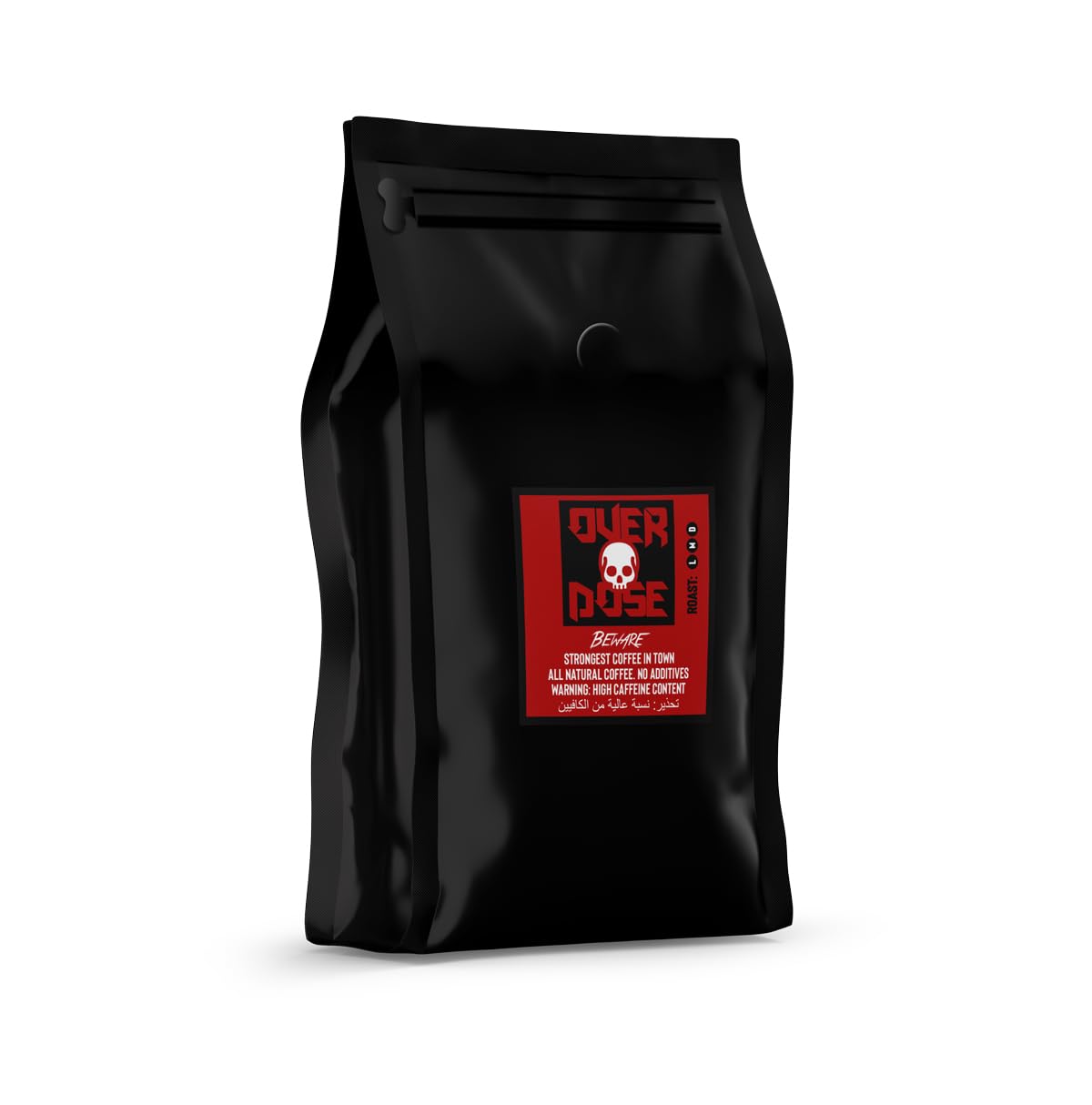 Overdose High Caffeine Organic Filtered Coffee Sensitive And Delicate With Mild Acidity Fruity Floral & Herbal Notes Single Origin 100% Arabica Ground Coffee Bio Coffee Gourmet Coffee(1.1 Pounds)
