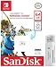 SanDisk MicroSD Nintendo Switch Micro SDHC Speicherkarte für Switch & Switch Lite SDSQXAT-064G Legend of Zelda Triforce Design Bundle mit (1) GoRAM Kartenleser (64 GB, 1 Stück)