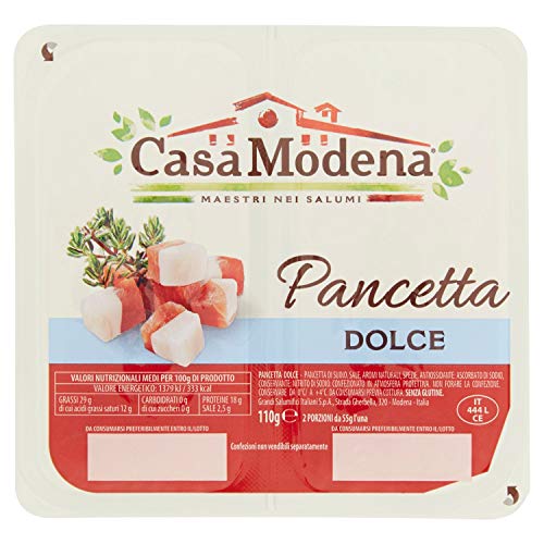 Casa Modena Pancetta cubetti dolce, 110g