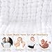 Looxii Muslin Burp Cloths 100% Cotton Muslin Cloths Large 20''x10'' Extra Soft and Absorbent 6 Pack Baby Burping Cloth for Boys and Girls(Multicolor)
