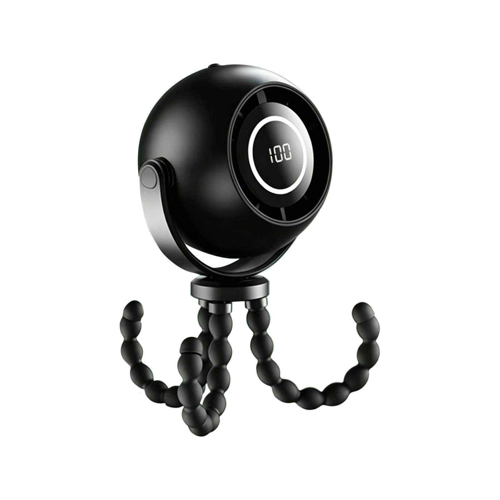 Ventilatore a Clip per Passeggino Raffreddamento Silenzioso con Notturne | Ventilatore Portatile Personale a Clip Per Seggiolino Auto Bici Tapis Roulant Camera da Camera