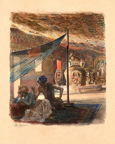 Lienzo para paredes vacías: renueva tu dormitorio con arte vintage de Shiva 60x90cm
