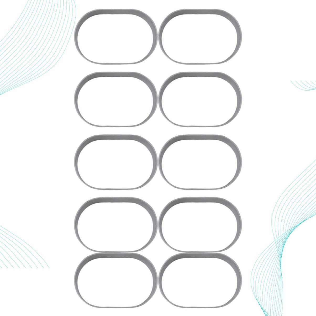 HOLIDYOYO Stainless Steel Cheese Molds Set of 10 for Baking and Cake Decorations