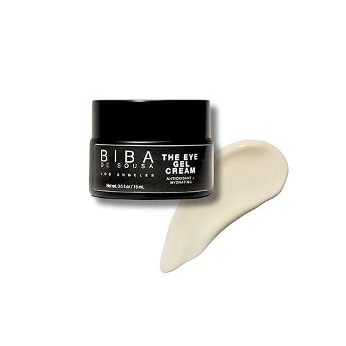 Biba De Sousa, The Eye Gel Cream - Fórmula antienvejecimiento para arrugas e hinchazón - Tratamiento de ojos hidratante, reafirmante y rejuvenecedor