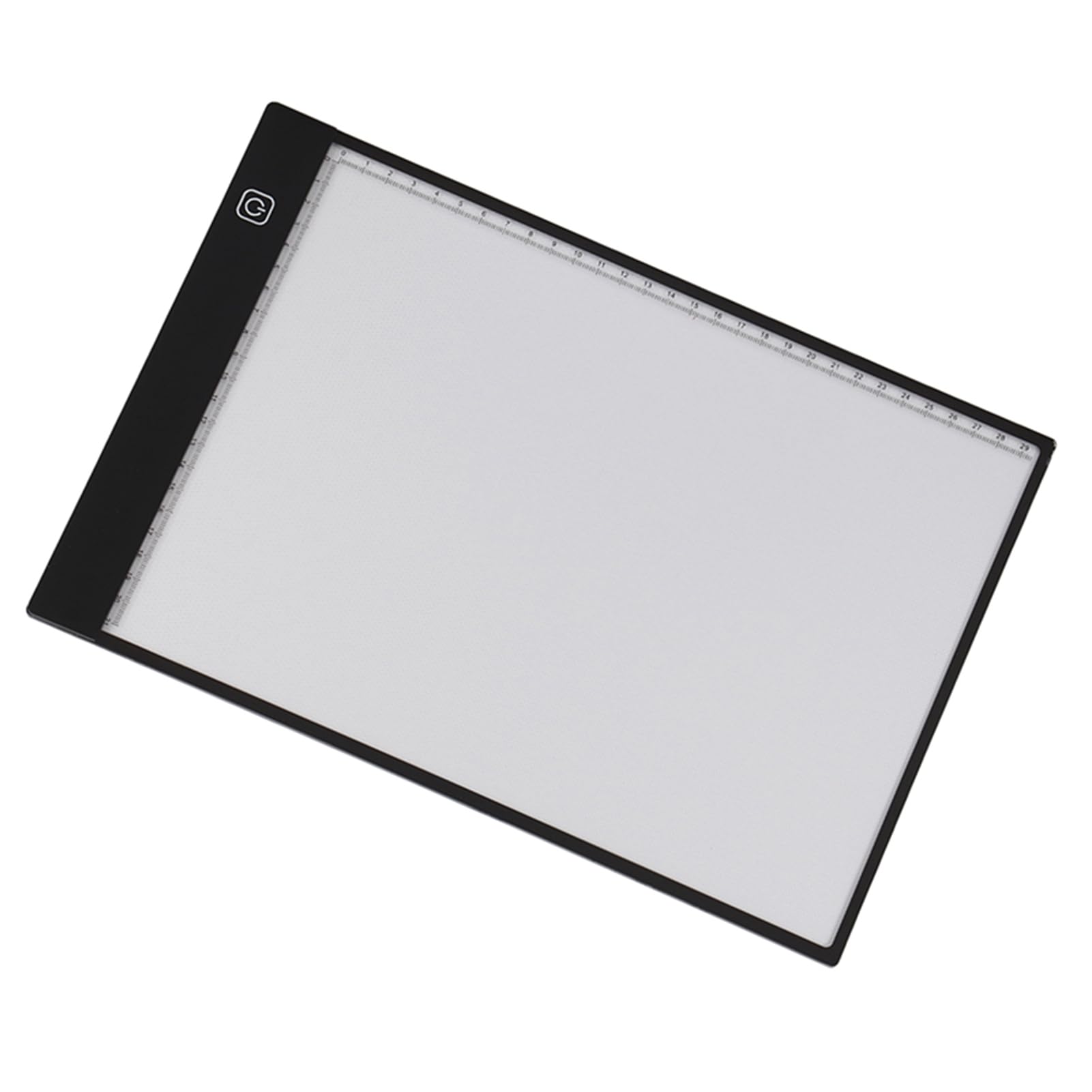Tablero de Arte LED A4, Panel de Luz de Calco, Mesa de Dibujo, Tablero para Plantilla, álbum de Recortes, Boceto, Borde Negro, Atenuación de 3 Modos para Artistas y Diseñadores