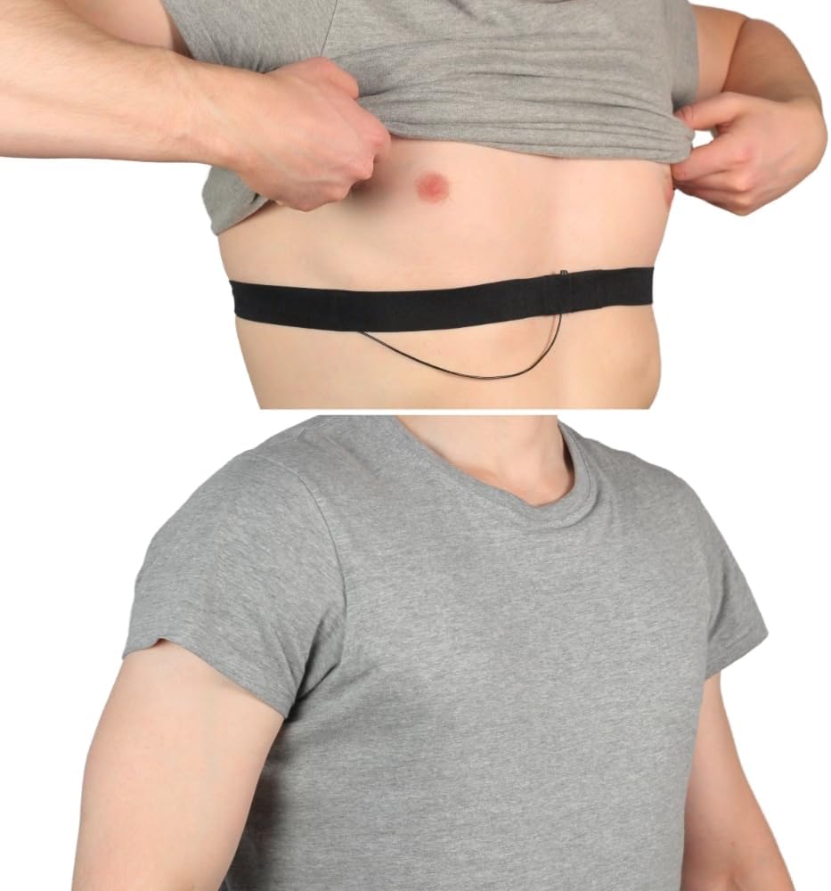 URSA Chest Straps: Low-Profile, Soft, Stretchy & Breathable Transmitter Straps for Location Sound, Theatre, Wedding Shoots & More (Black)