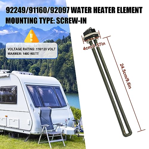 Image of 92249 RV Water Heater Element for Atwood Water Heater Part GC6AA-10E G6A-8E
