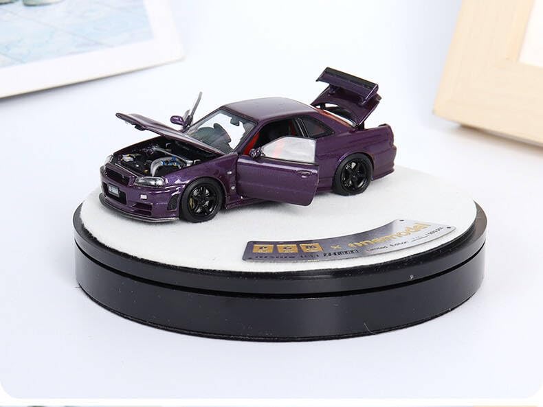1/64 PGM One model 日産 GTR R34 Z Tune 紫 Amazon | 1/64 PGM One model 日産 GTR R34 Z Tune パープル 全