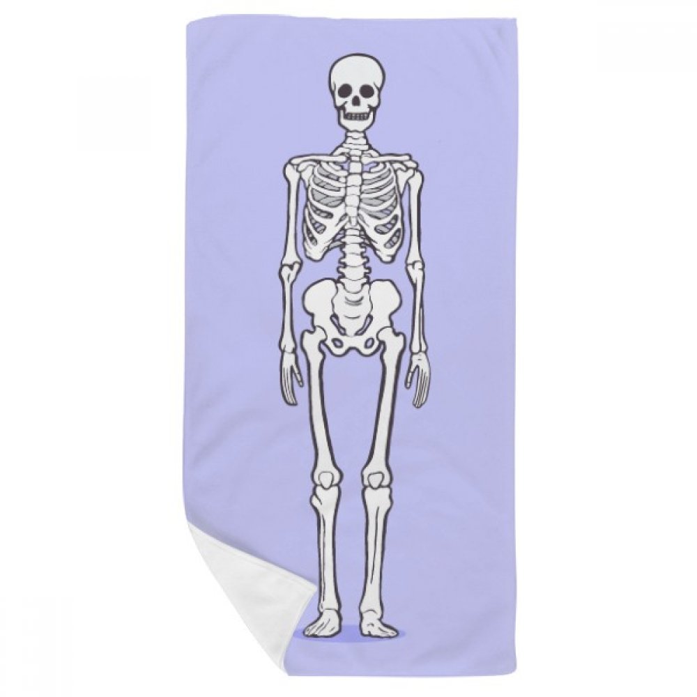 Serviette corps humain 35x70cm multicolore parfaite pour le sport et la toilette