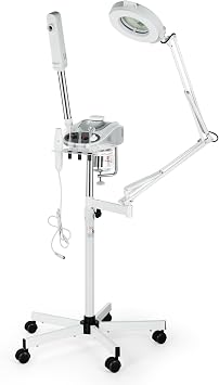 3 in 1 Aromatherapy Facial Steamer 5X Magnifying Lamp & High Frequency Equipment