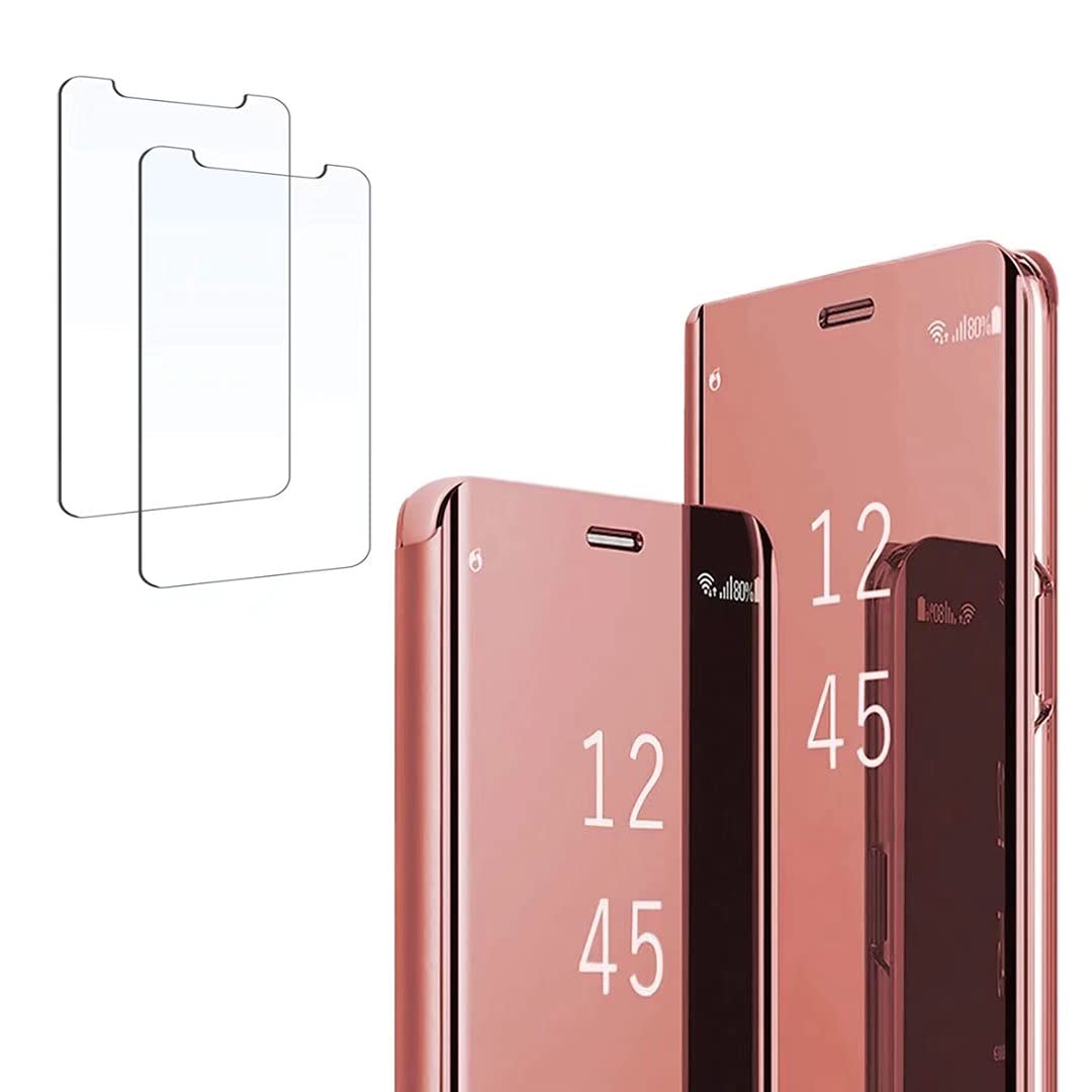 Dalchen For Samsung Galaxy J4 Core Mirror Flip Case Kickstand