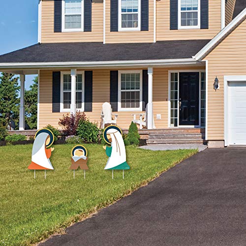 Big Dot Of Happiness Holy Nativity - Outdoor Lawn Sign Decorations With Stakes - Manger Scene Religious Christmas Yard Display - 3 Pieces #TOP1
