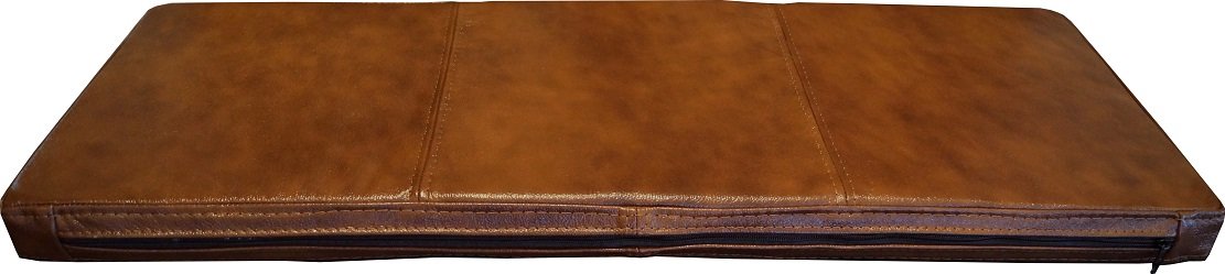 leren rugkussen / zitkussen FINN 100 x 40 - Earth Stone - NAHKA