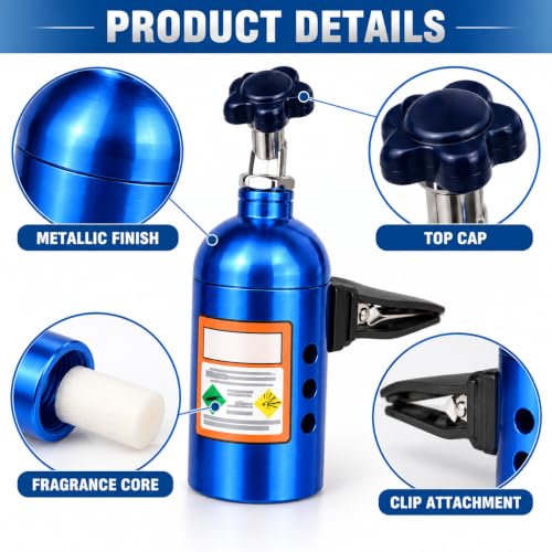 Image of YOURKARTS.COM Unique Noise Shape Car Air Freshener - Random Color Solid Dashboard Diffuser, Fun Scent Toy with Strong Aroma | creative dashboard design toy car accessories (Pack of 1)