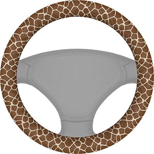 Giraffe Print Steering Wheel Cover (Personalized)