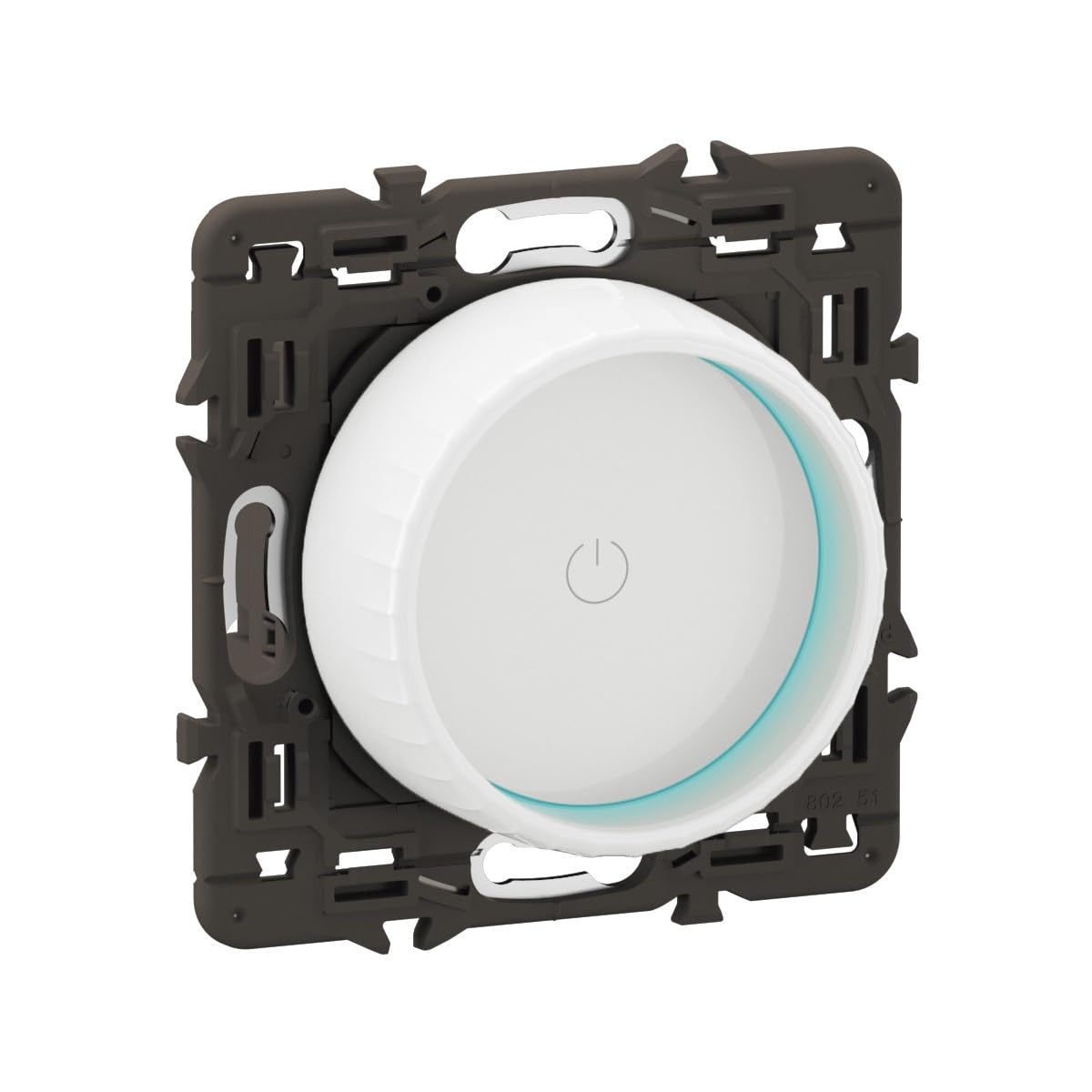 LEGRAND - Interrupteur Variateur rotatif - toutes lampes dimmables jusqu'à 200W - Commande d'Eclairage Complète - Prêt à Installer - Blanc