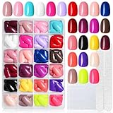 LoveOurHome Oval Press on Nails Short Fake Nails with Glue Tabs, 576pc Short Round Almond Fake Nail Press ons Nail Glue on Nails Kit Acrylic Nails Oval False Nails Artificial Fingernails for Women