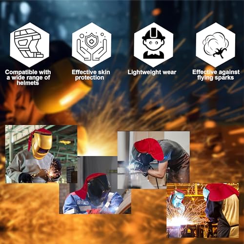Image of Welding Helmet Cover, Helmet Extended Cover with Press Fit Seal, Compatible with Lincoln Welding Helmets and Most Competitive Models