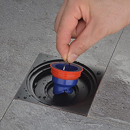 Scarico A Pavimento Antiriflusso Per Bagno – Valvola Unidirezionale In ABS E Silicone, Anti Odore E Anti Insetti, Plug And Play