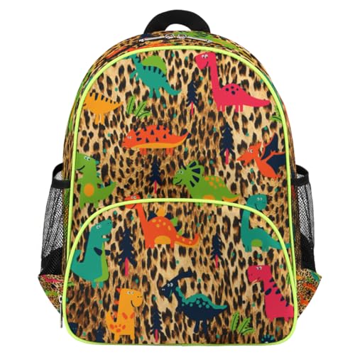 Sac à dos Dinosa léopard pour enfants - Petit sac d'école maternelle et loisirs