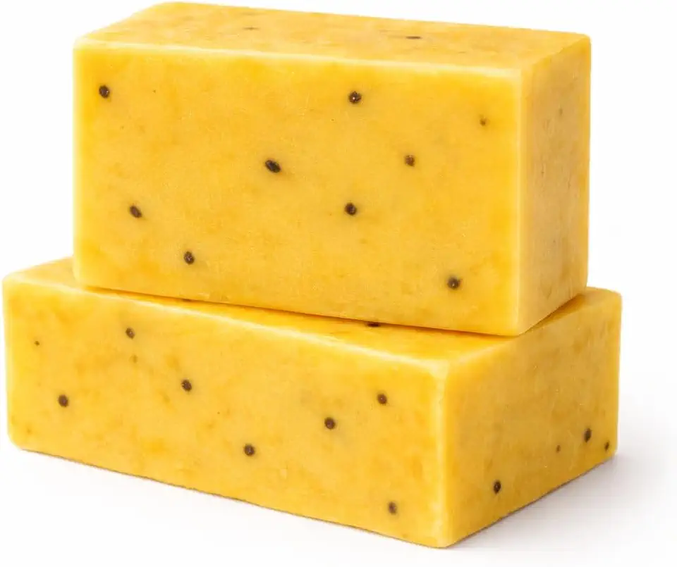 Hamade Sabonete Glicerinado Hidratante de Maracujá 100g para Pele Seca e Sensível Natural e Vegano