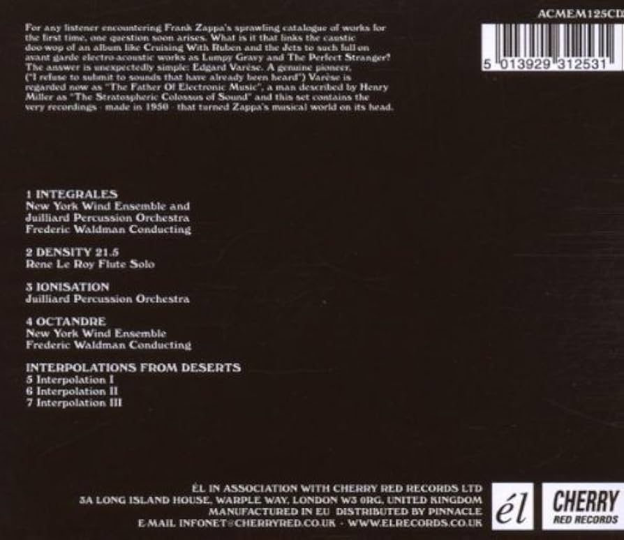 Complete Works Vol. 1: Edgard Varese: Amazon.it: CD e Vinili}