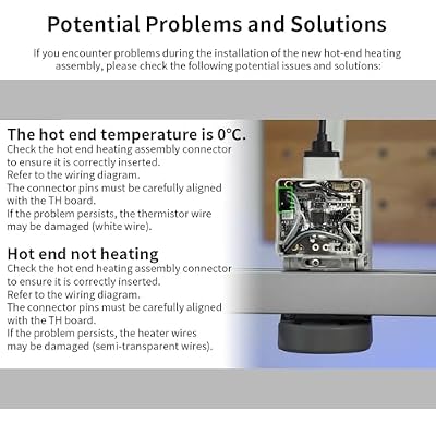 Upgraded Bamboo lab Original A1 Hotend Heating Assembly Kit for Bambu Lab A1, A1 Mini 3D Printer Hot End Heating Component 3D Printer Accessories