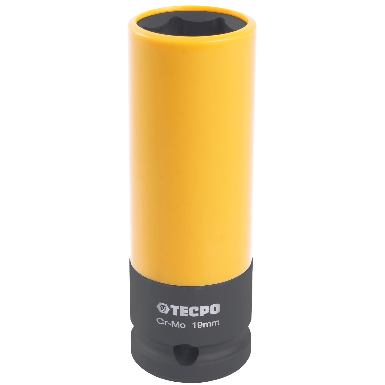 TECPO Cyfrowy klucz dynamometryczny 1/2" cala napęd 17-340 Nm 72 zęby z kluczem nasadowym wkład ochronny SW 17mm i 19mm