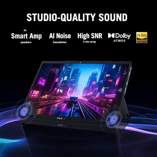 ASUS ROG Flow Z13 2.5K 180Hz 3ms ROG Nebula Touchscreen 13.4" Convertible 2-in-1 Gaming Notebook AMD Ryzen AI MAX+ 395 32GB RAM 1TB SSD Off Black - image 7