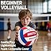 RUN2PEAK Light Soft Beginner Volleyball - Lightweight Soft Foam Composite Cover Training Ball, Official Size 5 - Gentle on Arms, Safe for Indoor Play, Youth Practice, or Recreational Games