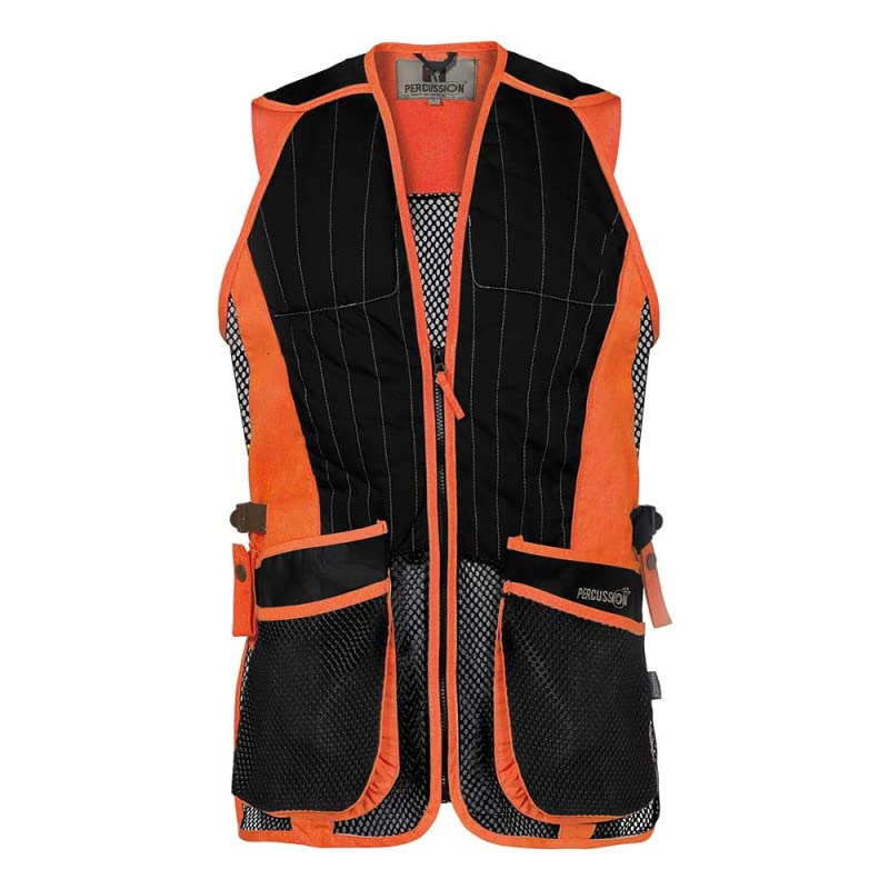 Percussion - Gilet Ball-Trap Noir et Bleu S