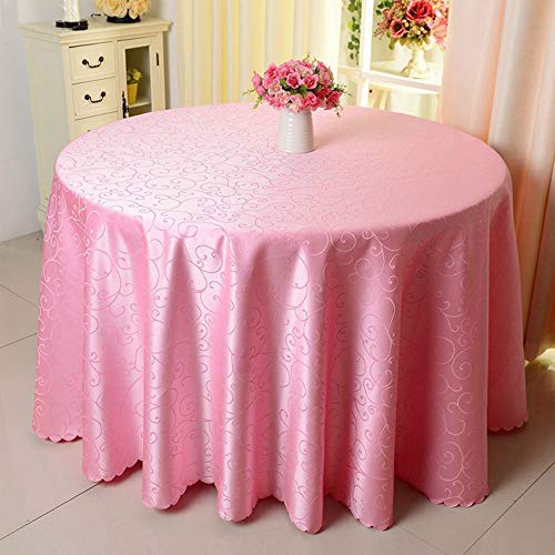 TWTIQ Tovaglia Rotonda Jacquard in Stile Rurale