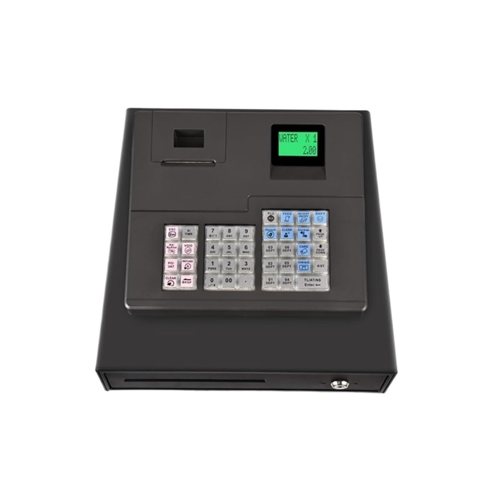 ECR600 Registratore Di Cassa Elettronico Nero, Attrezzatura Da Banco