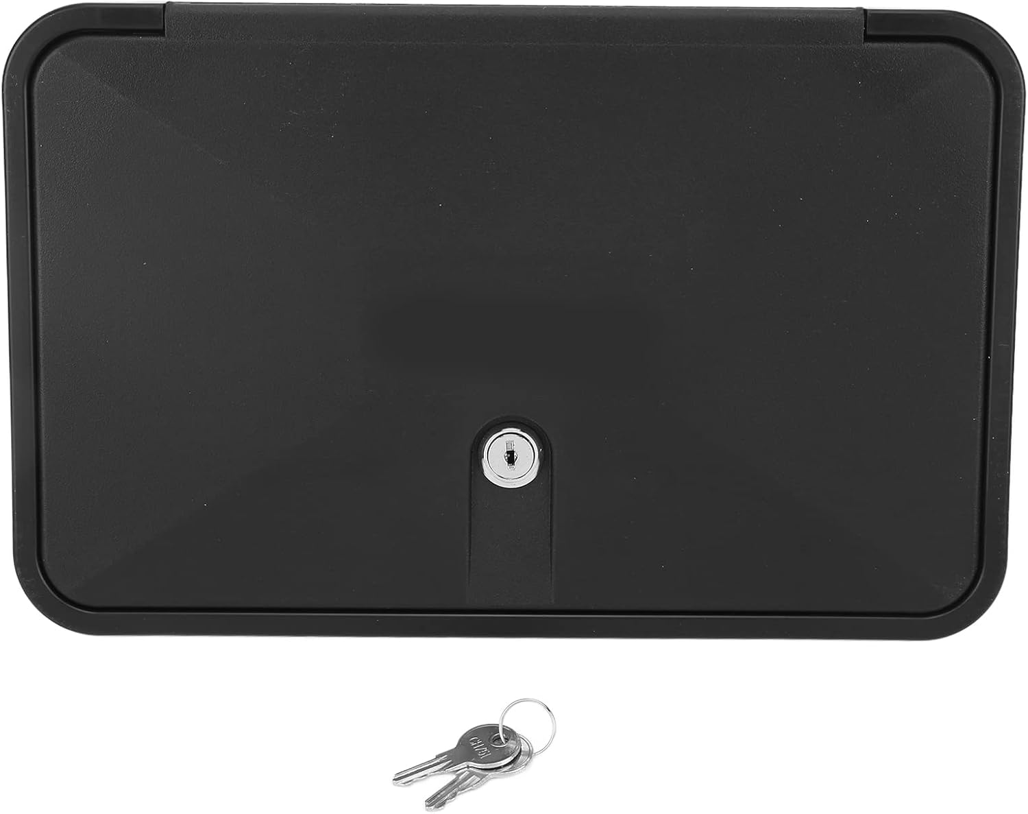 Exterior Shower Box Kit Black ABS RV Shower Box with Hot Cold Water Switch Adjustable Flow 1.5M Hose for Motorhome Caravan Outdoor