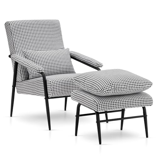 Sillón Lounge Tela Suave Beige miniatura 3