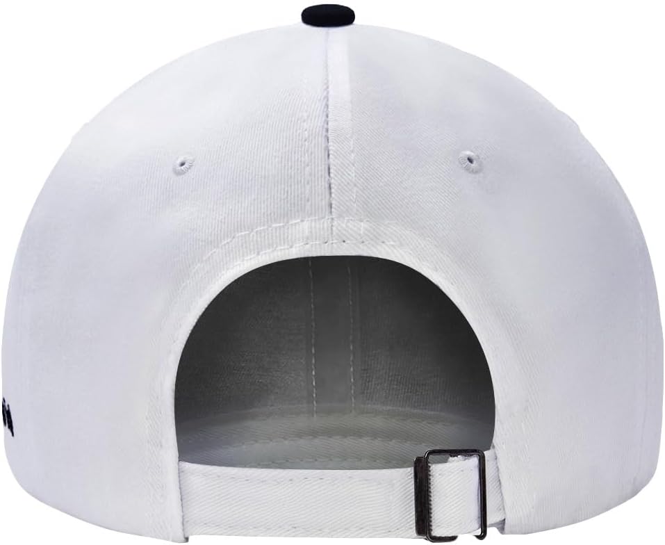 Icon Sports 2024 Compatible with Real Madrid Official Soccer Cap White Color