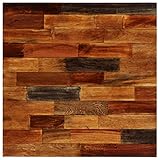 table haute bar bois Le plateau de table en bois recyclé de vieux bâtiments est déjà vieilli et séché, ce qui empêche le bois de rétrécir ou de se plier.