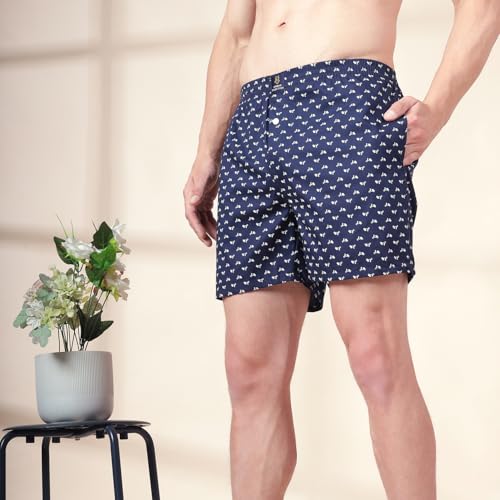 Image of Urban Scottish Ultra-Comfortable Men's Boxer Pants - 100% Cotton Material with A Stylish Print - Soft and Stretchy Elastic Waist Band - Dynamic Movement and Hardwearing Stitching - Breathable with A Gentle Snug Fit
