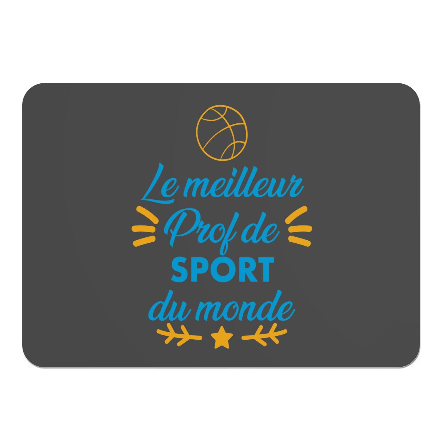 Dessous en liège napperons noir grand format parfaits pour les repas d'une équipe de basket