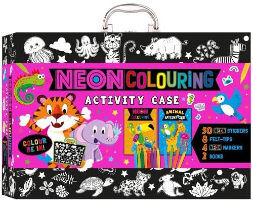 Neon Colouring Activity Case : Limited, Bookoli: Amazon.in: Toys & Games