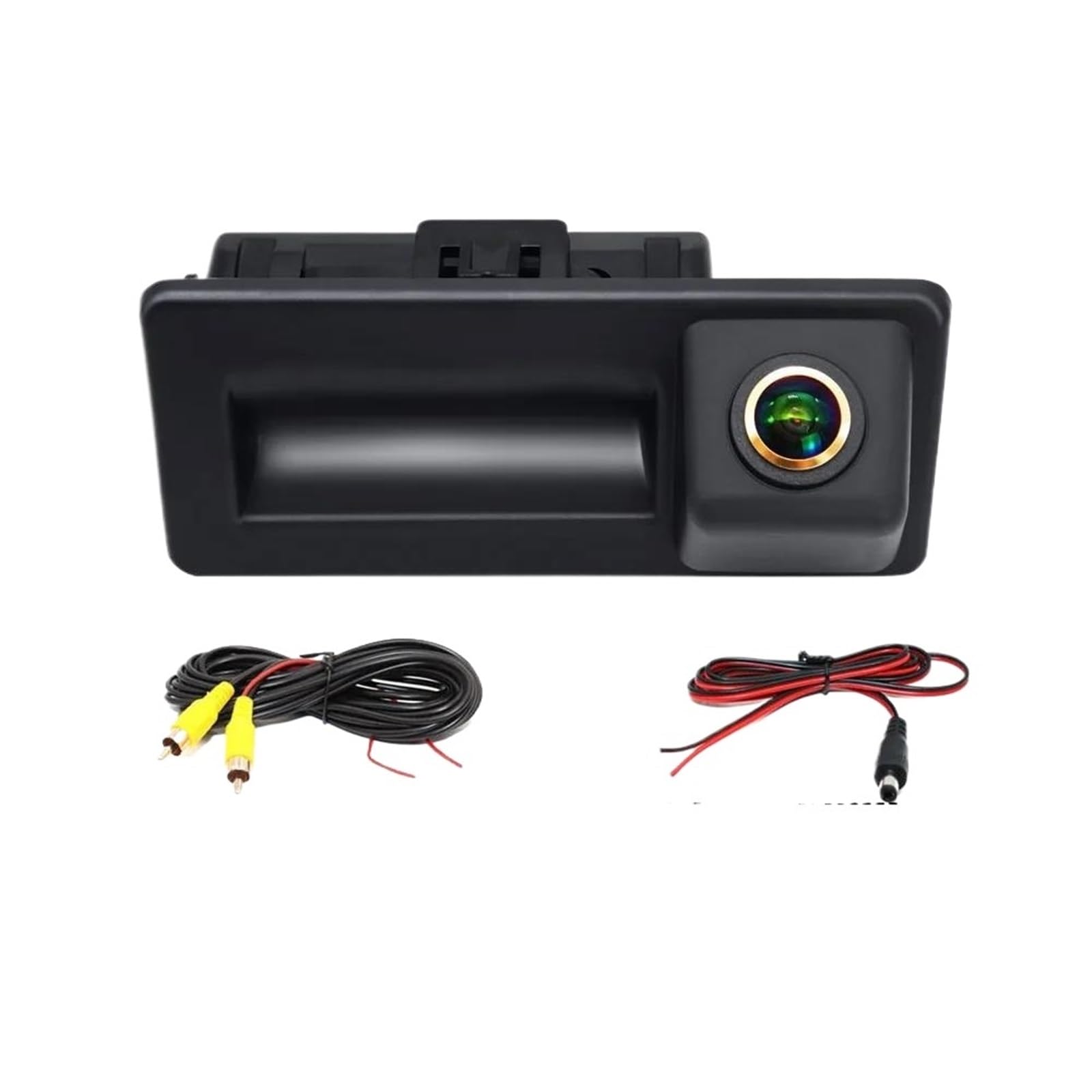 Cámara Trasera Coche para Skoda para Octavia para Cámara para Mk3 Montaje Coche Manija Puerta Trasera Marcha Atrás Iluminación Ultrabaja(CVBS AHD 1080P)