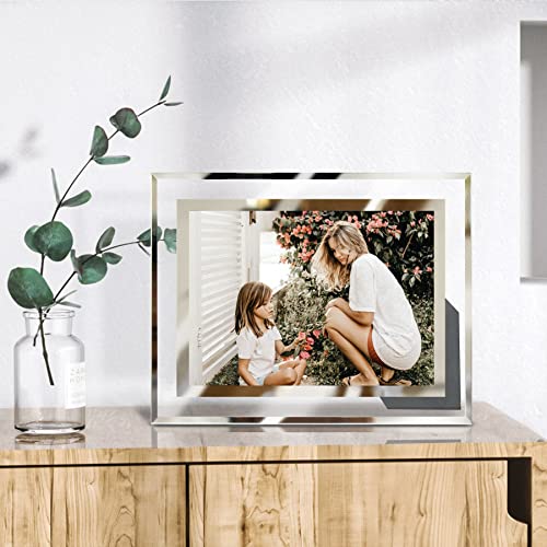 Luckylife 8X10 Picture Frame Glass For Tabletop Display Vertical Or Horizontal, Photo Frames, 1 Pack #TOP5