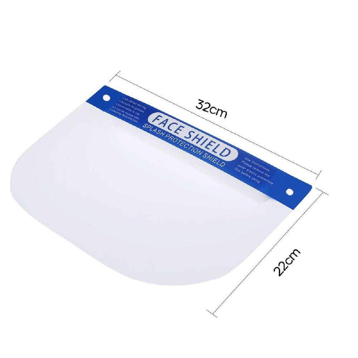 Assist Unisex Protective Safety Shield for Full Face, Anti Fog, Anti Splash Face Shield with adjustable Strap, Pack of 1 1